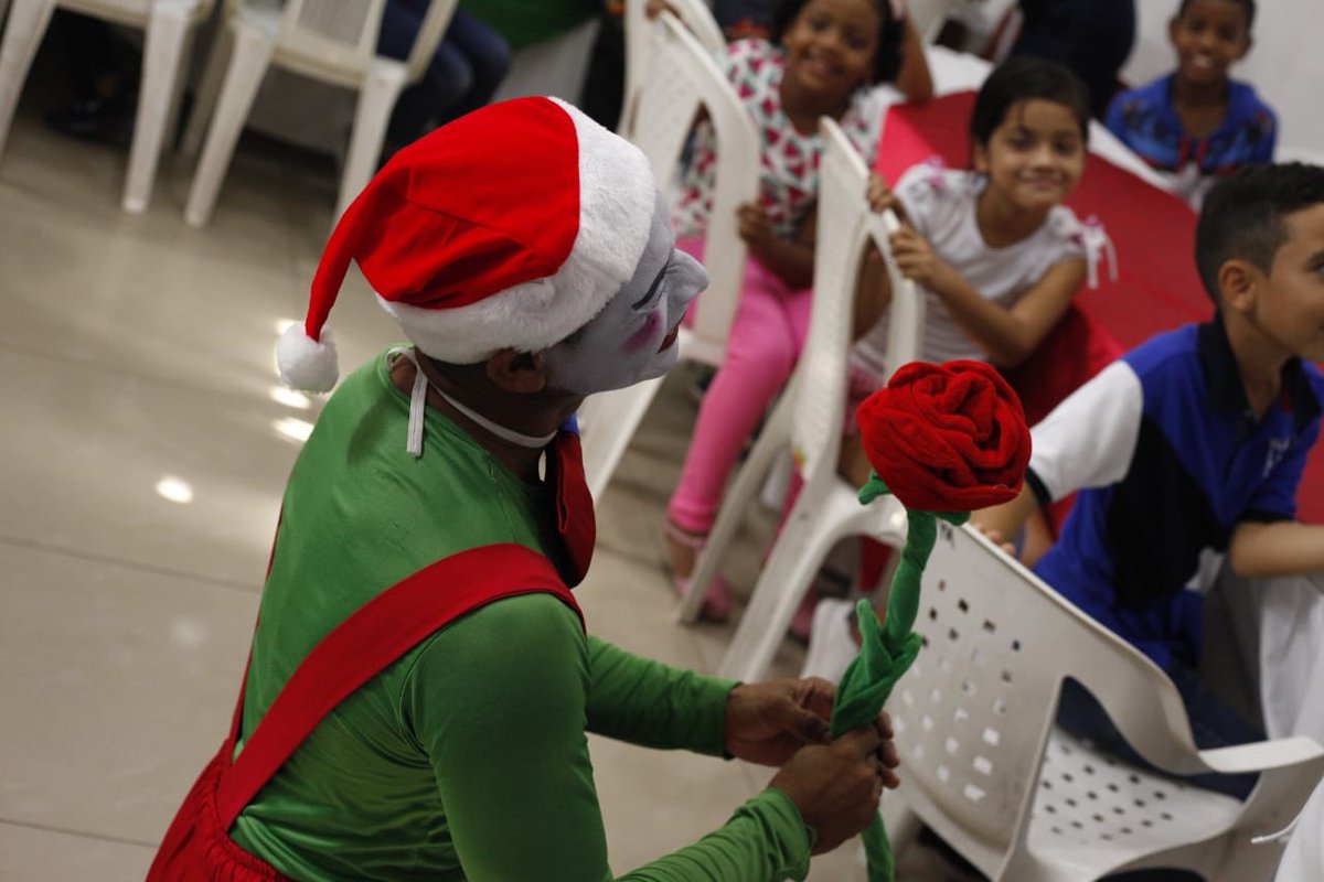 socialsoledad's tweet photo. En la 5a mesa de participación de niños, niñas y adolescentes, organizada por la Secretaría de Gestión Social y el @ICBFColombia se hizo énfasis en la prevención de la pólvora en esta época de navidad. Los niños participaron en  actividades recreativas y recibieron regalos. https://t.co/pnIvBftRmv