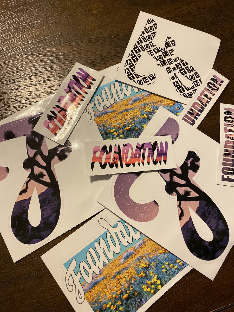 ClothingFndtn's tweet photo. Stickers now included with every order
#findyourfoundation #hatscomingsoon #fndtn https://t.co/2EmYcxpr8H