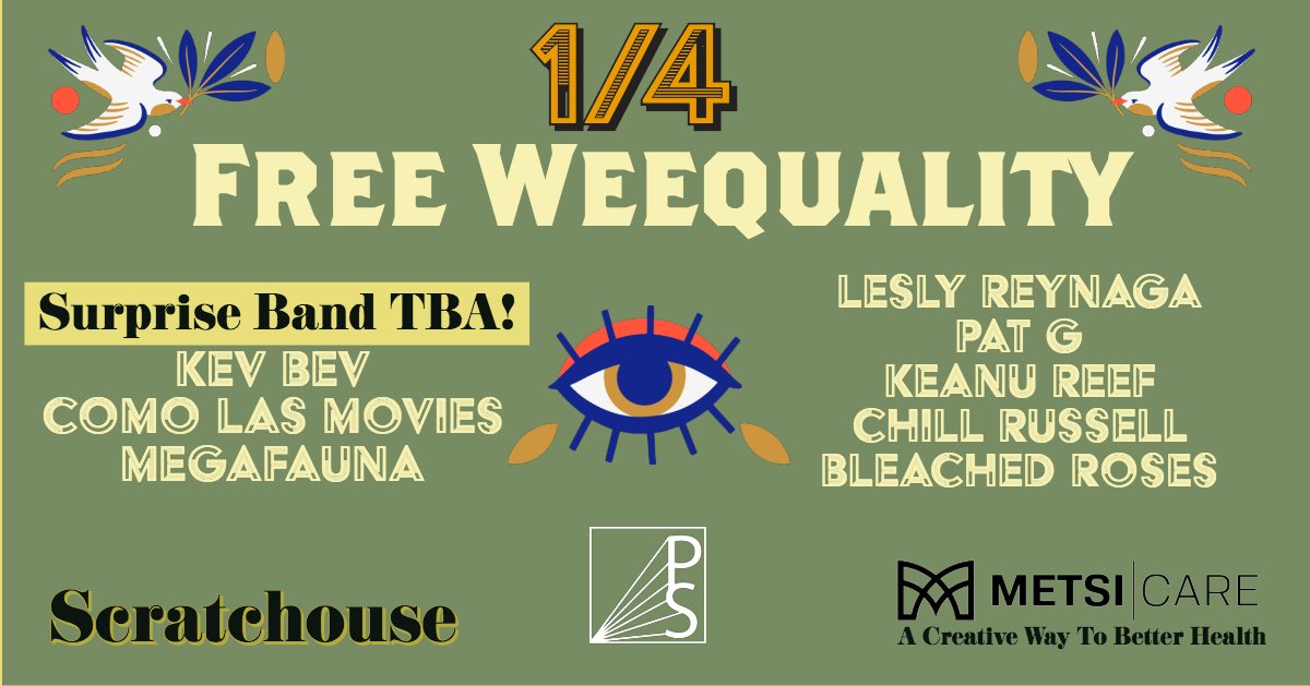 Just Announced: We're playing #FREEWEEK2020 on Saturday, January 4th at <a href="/scratchouseatx/">Scratchouse</a>! And there's a SURPRISE HEADLINER, presented by <a href="/PullStringEvent/">Pull String Events</a>. More info here: linktr.ee/chillrussell #DefendRedRiver