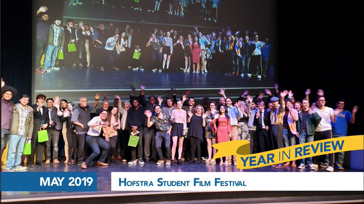 HofstraU's tweet photo. 📅YEAR IN REVIEW📅
#JinglePride #RoarWithPride #ArtsAtHofstra #HofGrad19 cc: @HofstraStudents @HofstraWLAX https://t.co/jX1kURL6fs