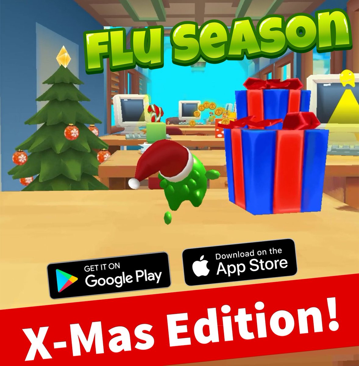 Twisted_Ark's tweet photo. #FluSeason X-Mas Edition is NOW available in #Finland 🇫🇮 ! Get it here: https://t.co/hlC7rOlsSc

#TwistedArk #endlessrunner #mobilegame #mobilegames #mobilegamer #indiedev #indiedevgame #googleplaystore #googleplay #appstore #appstoregames #holidayseason #christmashat #Suomi https://t.co/egswMpoMRi