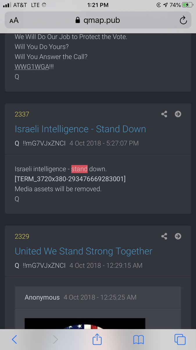 QAnon December 19 2019 - Israel Intelligence