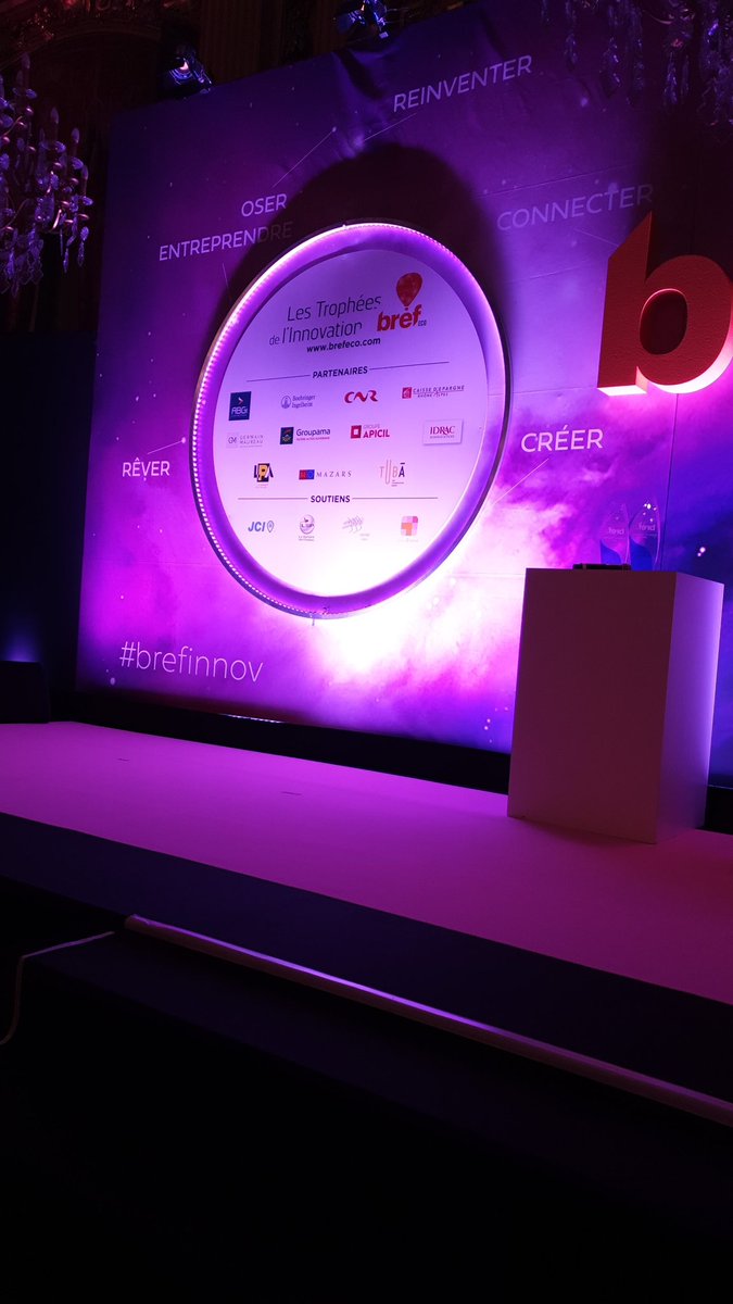 En direct des Trophées Bref Eco.#Idrac #Innovation, #PGE2020