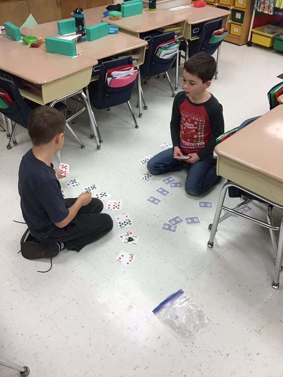 teachfirst100's tweet photo. Go Fish Ten!  What a fun way to practice the parts of 10! https://t.co/y20QA3RZWZ
