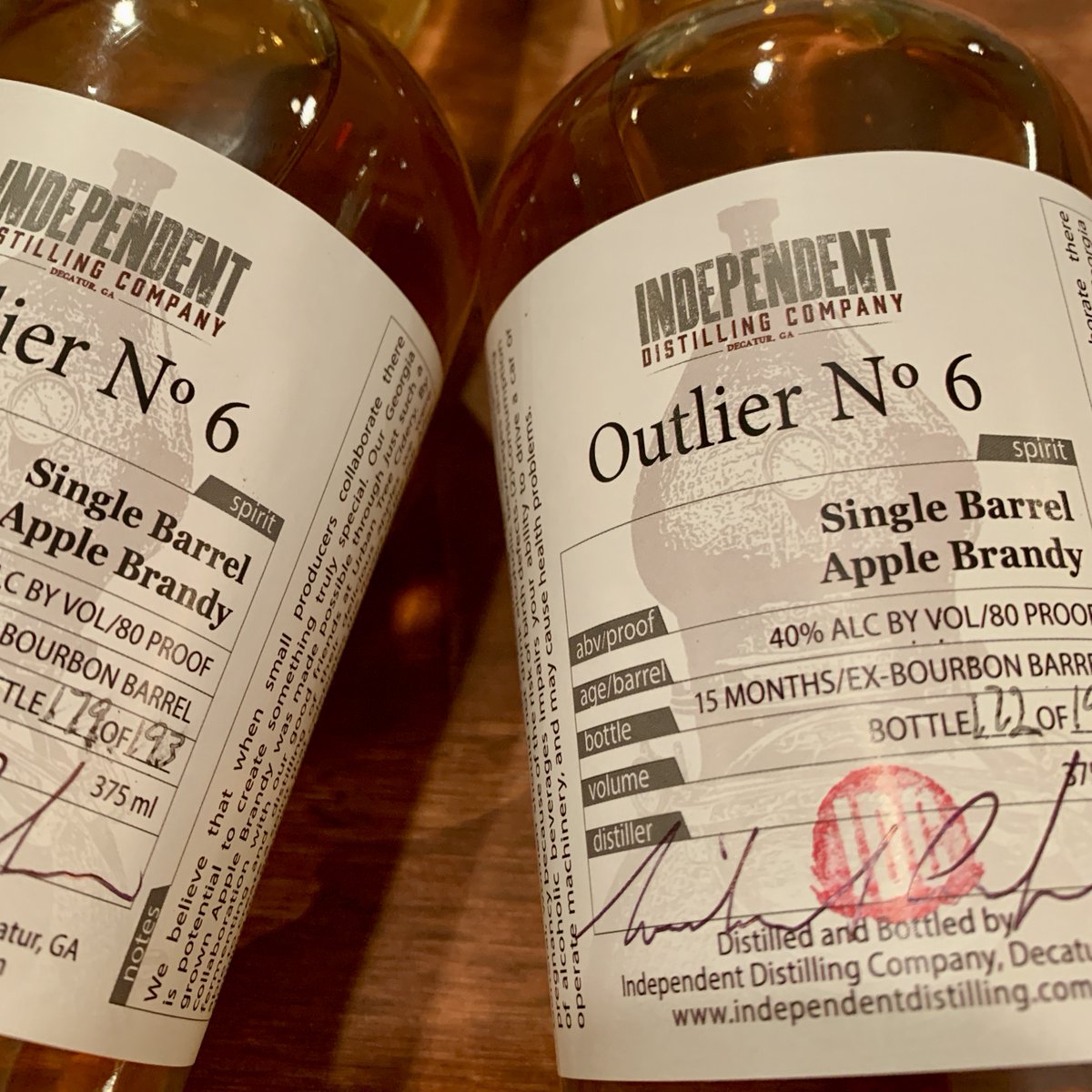 LiquidCultured's tweet photo. 🥃🎄🍎 Outlier No. 6 Single Barrel #AppleBrandy from @IDC_Spirits is the perfect stocking stuffer! Now available at the distillery!
.
.
#idc #independentdistilling #drinklocalga #whiskey #atlhappenings #trending #exploreatl #decatur #foodie #creativeloafing #eateratl #cocktails https://t.co/z8Ej86pRPL