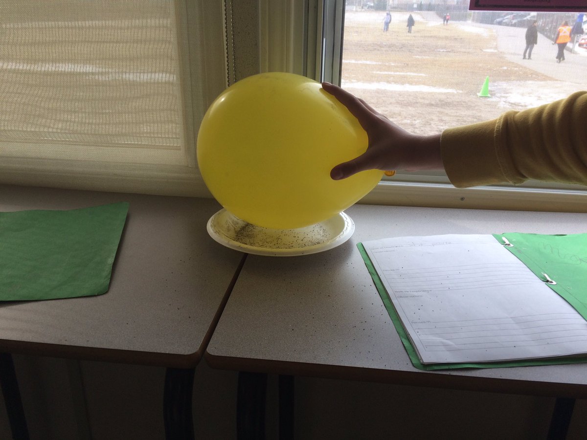 mlleross's tweet photo. Science experiments from last week. Grade 5s investigations different types of energy! #frimm #STEAM https://t.co/WxAlOmkuWq