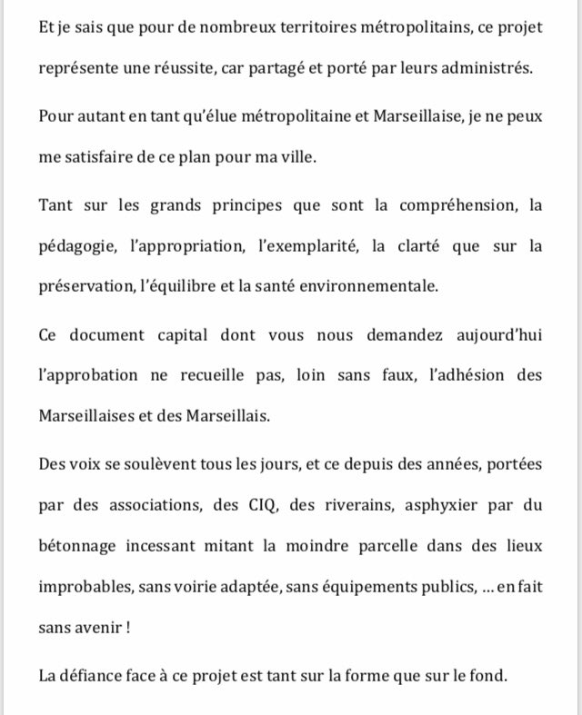 MASSEFLO13013's tweet photo. Retour sur Conseil de #Métropole #MAMP qui s’est tenue ce matin avec 417 rapports dont la validation du #PLUi #Marseille ... sujet majeur pour notre territoire et pourtant toujours traité avec autant de désinvolture par la majorité #LR https://t.co/FRO5MXJZbk