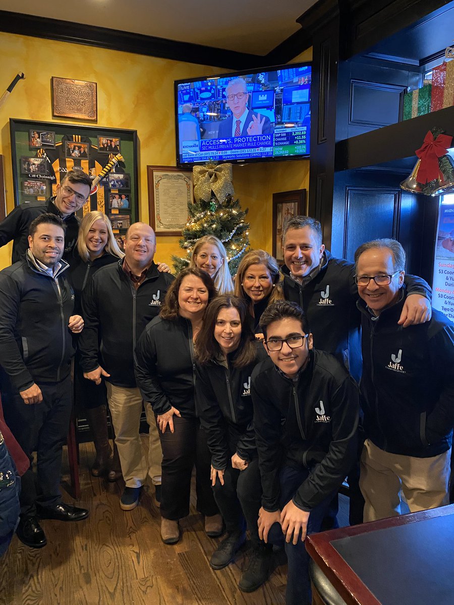 jaffecom's tweet photo. Celebrating the holidays at our satellite office! Happy holidays from your friends at Jaffe Communications. #JaffeCom https://t.co/o3LKniR4Fh