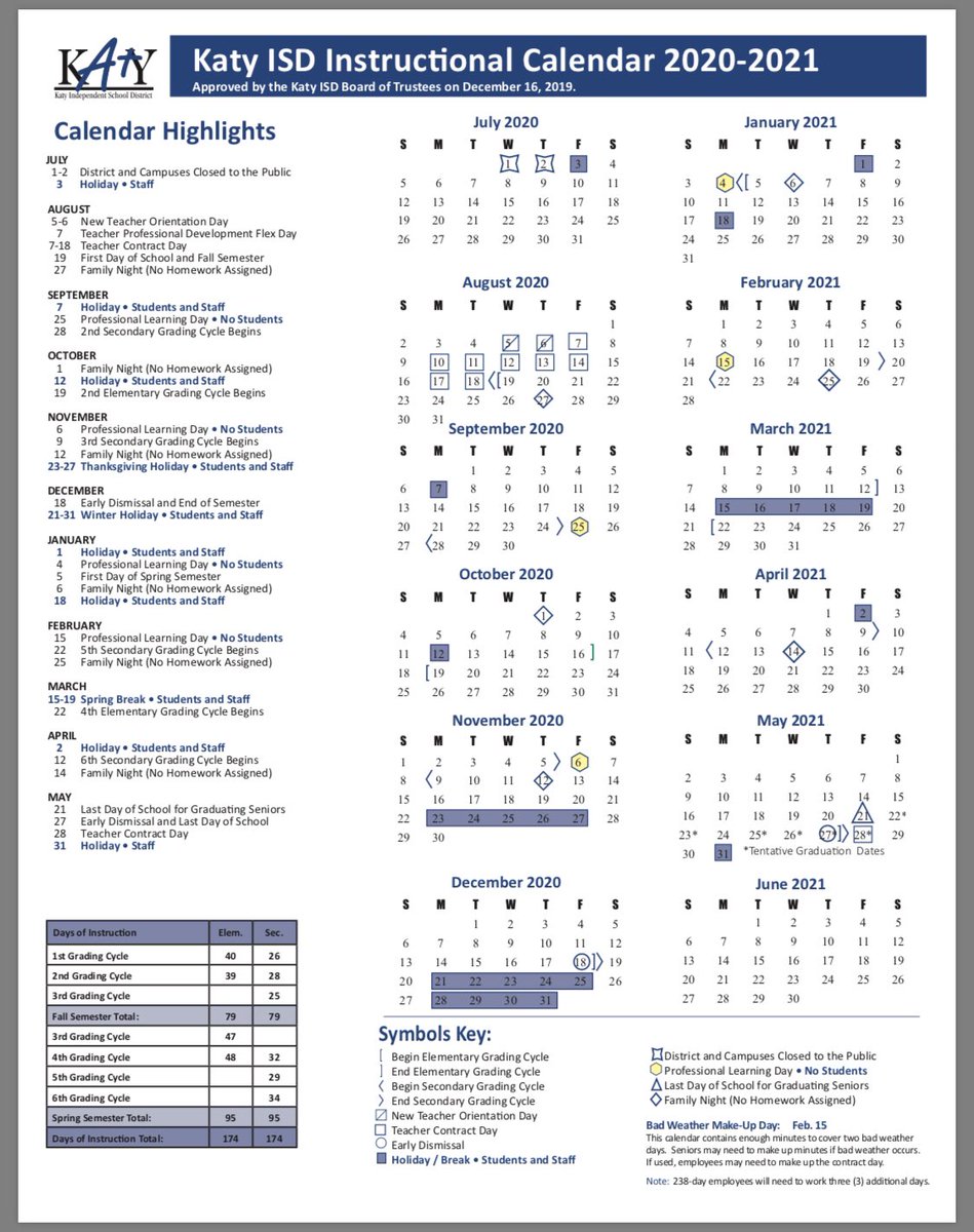 kisd 2021 calendar Beck Junior High Pta On Twitter 2020 2021 Calendar Katy Isd kisd 2021 calendar