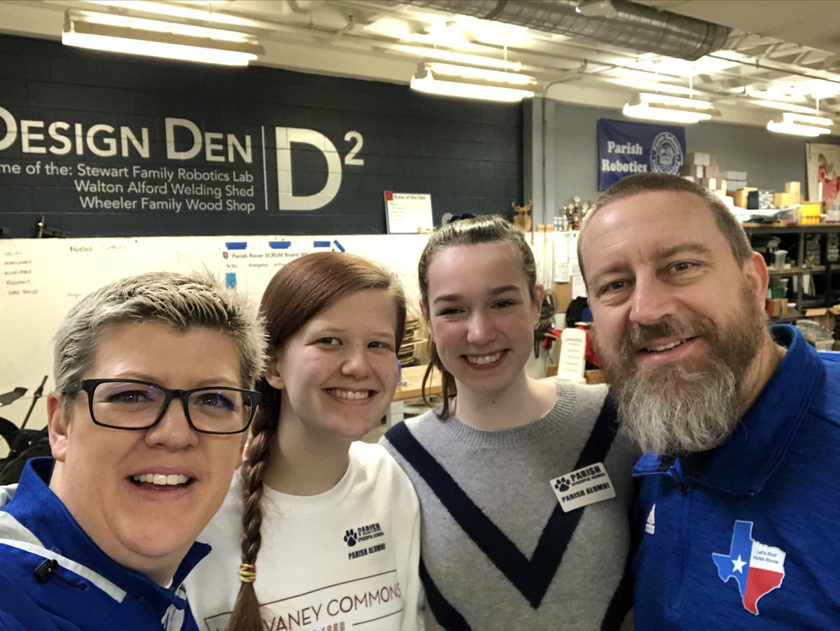 JMakins79's tweet photo. Love it when our @ParishAlumni come visit at the holidays!!! #parishstem #designden @parishepiscopal https://t.co/GmFO2hhQgB