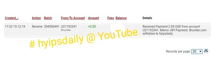 hyipsdaily's tweet photo. https://t.co/xjoDdDJcg6
#Burntler .com 2.05$ Latest withdrawal proof!!! 100% Trusted &. Genuine paying hyip site!!! See the proof below👇👇
For more alarm join: https://t.co/ja8WV1BmoO
#hyip #hyipsdaily #hyipmonitor #investing #investment #dollar #earning #onlinemoney https://t.co/0bqOhtCwI5
