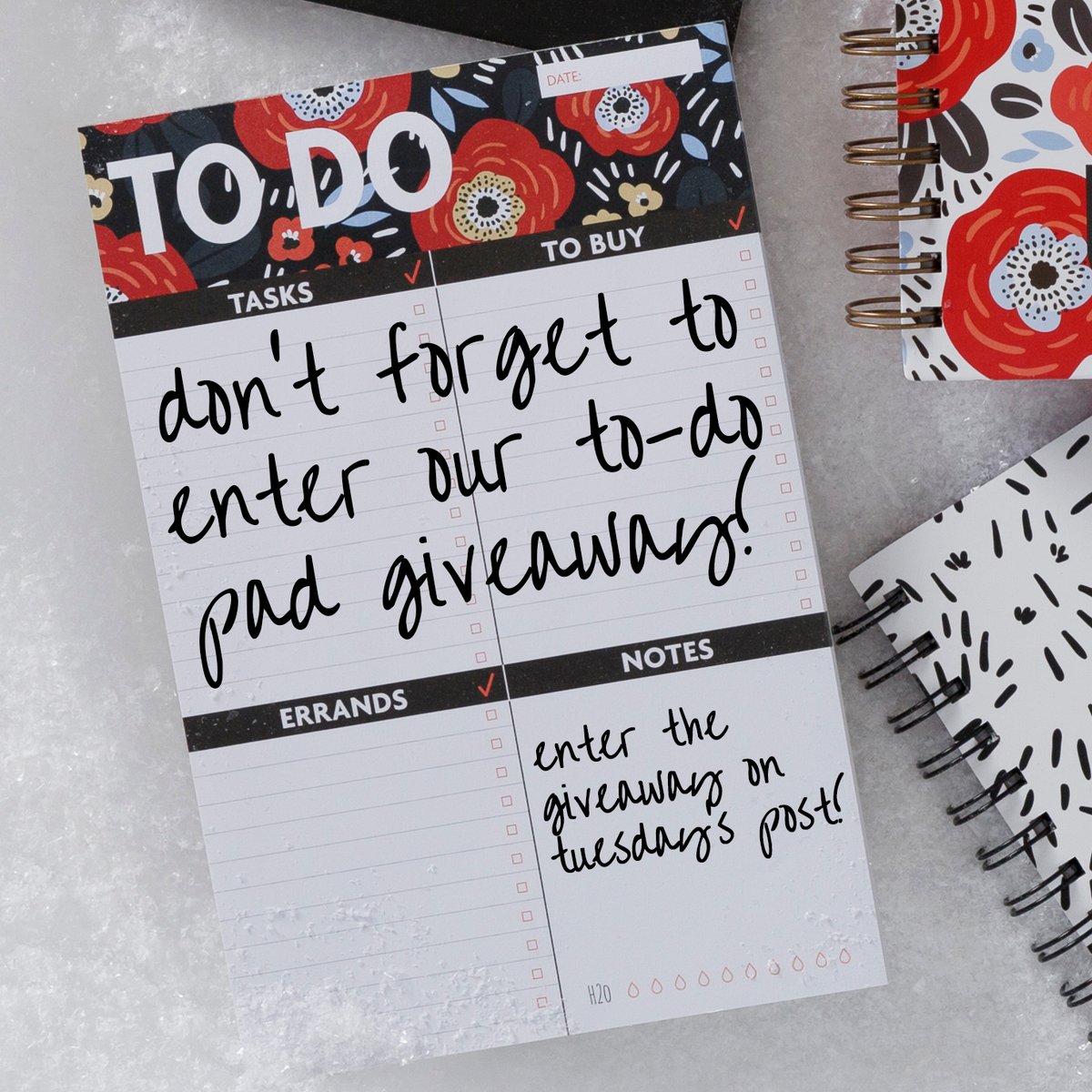 time is running out to enter for the chance to win one of our NEW floral to-do pads! check on the post from tuesday for all the details to enter. 😍
instagram: instagram.com/p/B6LUw8NAV9X/
facebook: facebook.com/fitbookbyfitlo… #giveaway #giveaways #contest #entertowin