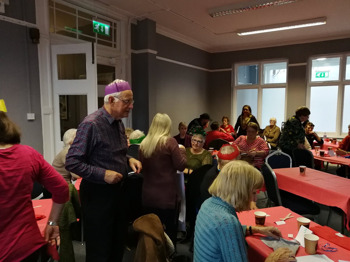 AgeUKSomerset's tweet photo. Having fun at our Volunteers Christmas lunch @greatwestern_
Huge thanks to @Girlings for their kind support and of course to our amazing Volunteers! https://t.co/Qfbdlg6nG5
