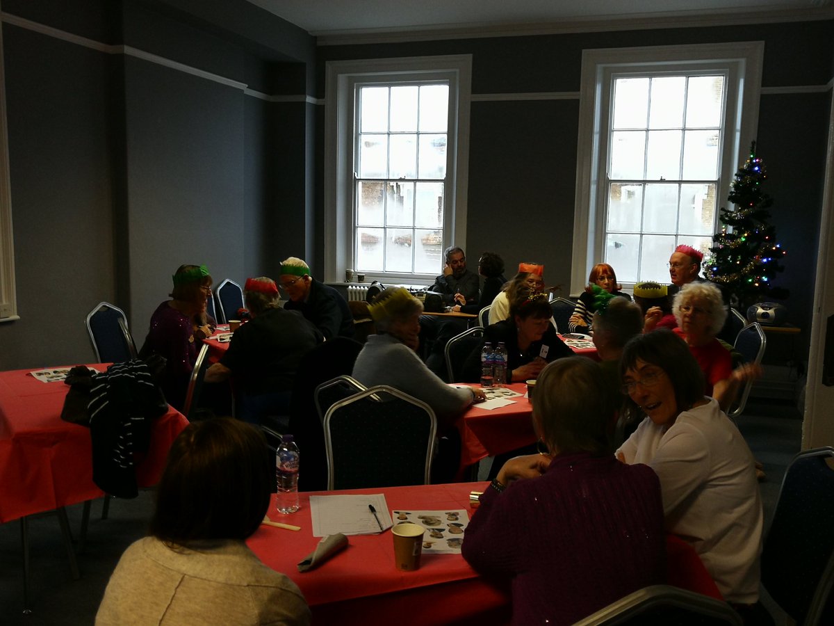 AgeUKSomerset's tweet photo. Having fun at our Volunteers Christmas lunch @greatwestern_
Huge thanks to @Girlings for their kind support and of course to our amazing Volunteers! https://t.co/Qfbdlg6nG5