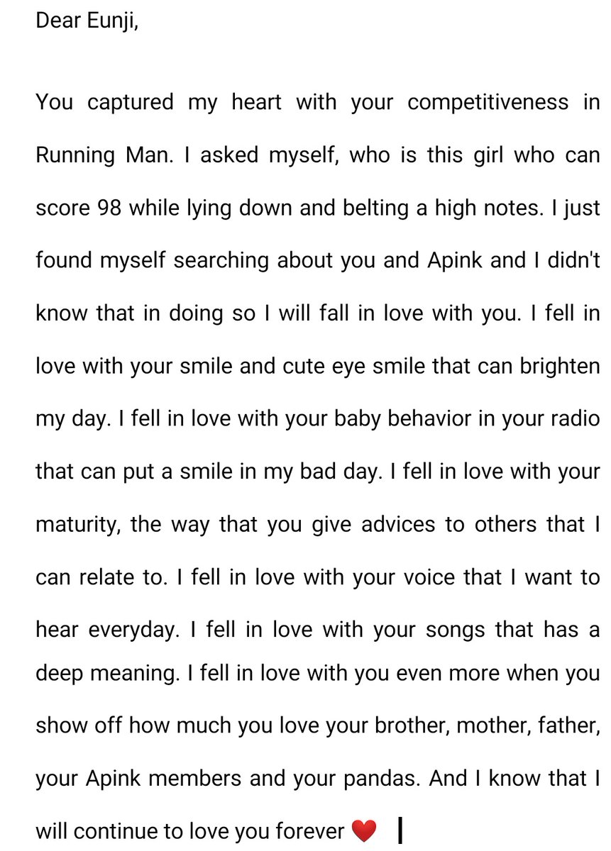 MendezXandria's tweet photo. @myeonhae #DearApink #DearEunji https://t.co/Kj6E0ovfzC