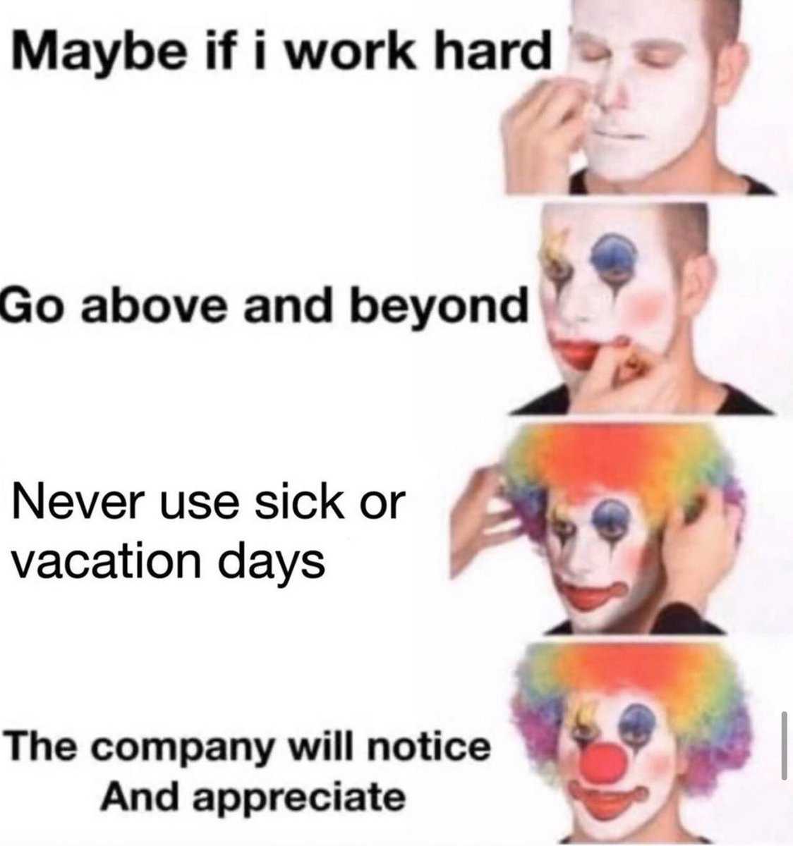 TheProductDS's tweet photo. Your employer doesn’t give a shit about you. https://t.co/hD7tuwGE8A