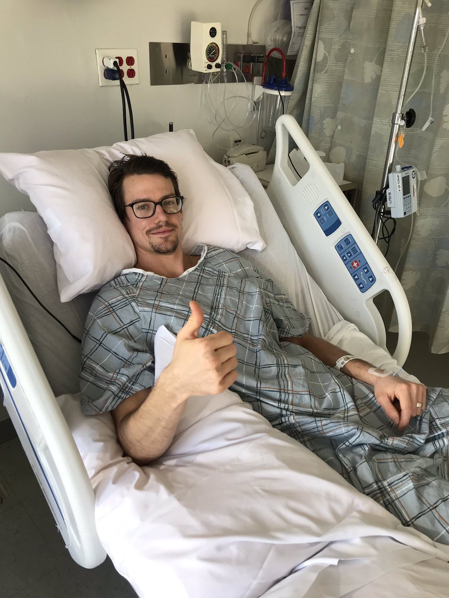 DeKeyser5's tweet photo. Thank you to everyone for the well wishes and uplifting spirits the last few days. Obviously not a place I want to be, but I look forward to getting back out on the ice and feeling better again. #LGRW https://t.co/Tiq7btiHWq