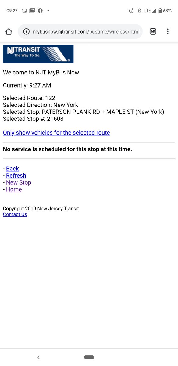 vohra_singh's tweet photo. @NJTRANSIT @PhilMurphyNJ @StewartMader i know  i am muted and you will not reply. No bus yet. Dont know what kind of service you are running https://t.co/gqSKGjfrNB