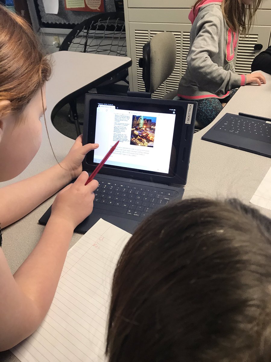 MrsMWessel's tweet photo. Students are working together to complete a Christmas Around the World Escape Room. #escaperoom #jcde #Christmas https://t.co/GGudUO6Vi5