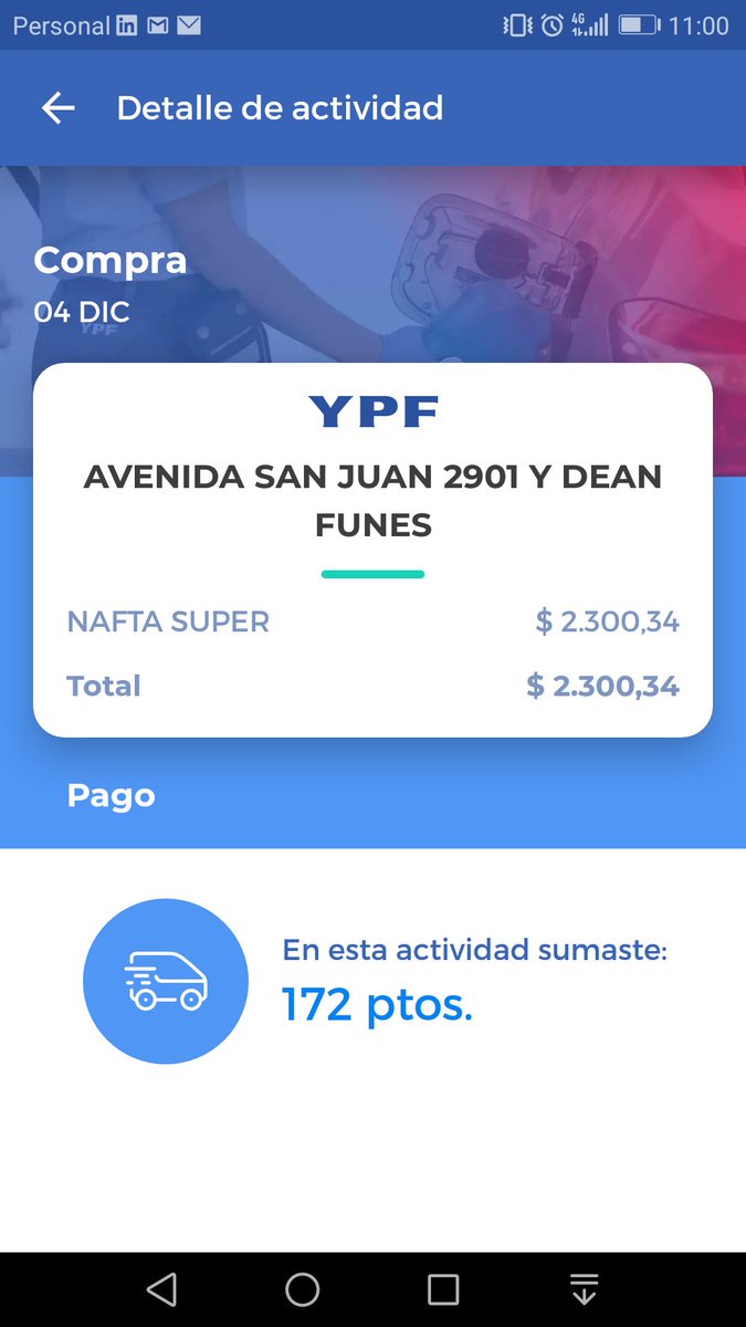 FerLopez74's tweet photo. @dzapatillas les consultó como proceder con @YPFServiclub  que no me hicieron el descuento comprometido, hago el reclamo y luego de dos semanas me dicen que me dan puntos serviclub y no me dan el efectivo https://t.co/DxkP0PbMlU