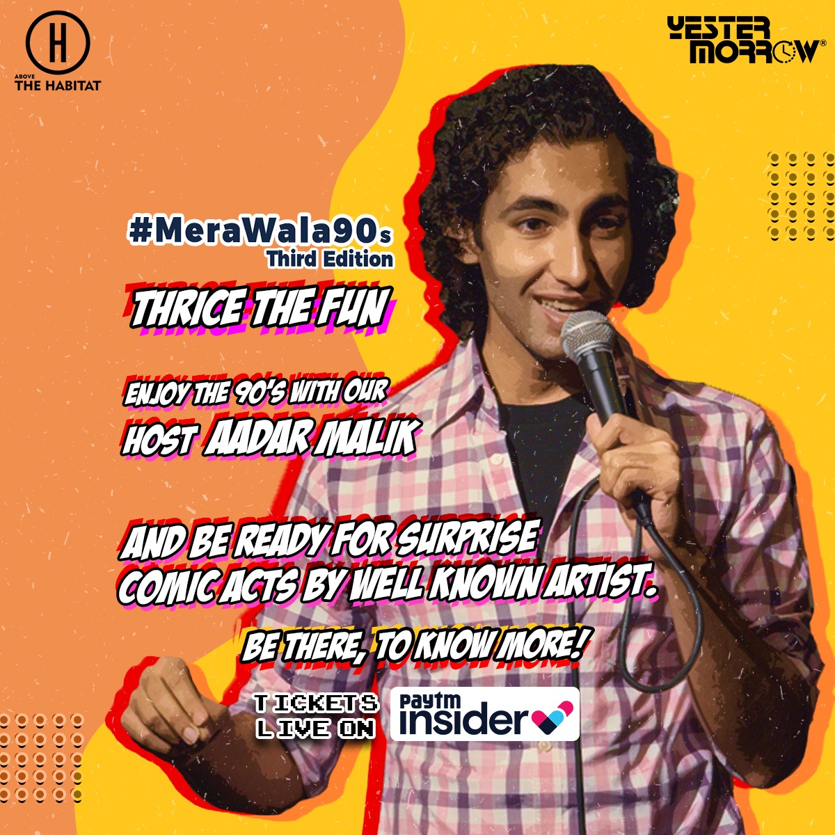 YesterMorrowIn's tweet photo. Be ready for more surprises! #YesterMorrow presents #MeraWala90s -Third Edition on 21st Dec, 2019 at @IndieHabitat. Book Your Spot Now at https://t.co/yes31zEqwM (Link:- https://t.co/sKtBgP6Snr) #90sevent #90slife #90nostalagia #relivethe90s #imissthe90s #Insta90s #Poetsofmumbai https://t.co/bXWSOuXi0p