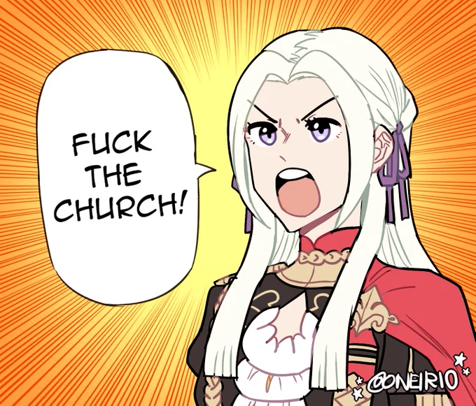 [FE3H] 
and so Fodlan never went to war. happy end! 