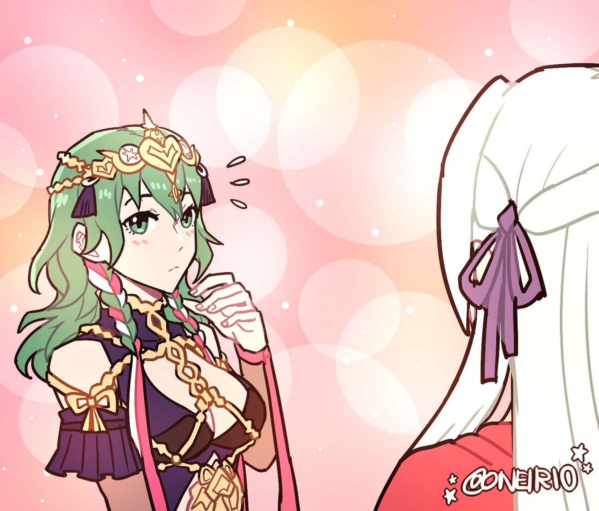 [FE3H] 
and so Fodlan never went to war. happy end! 
