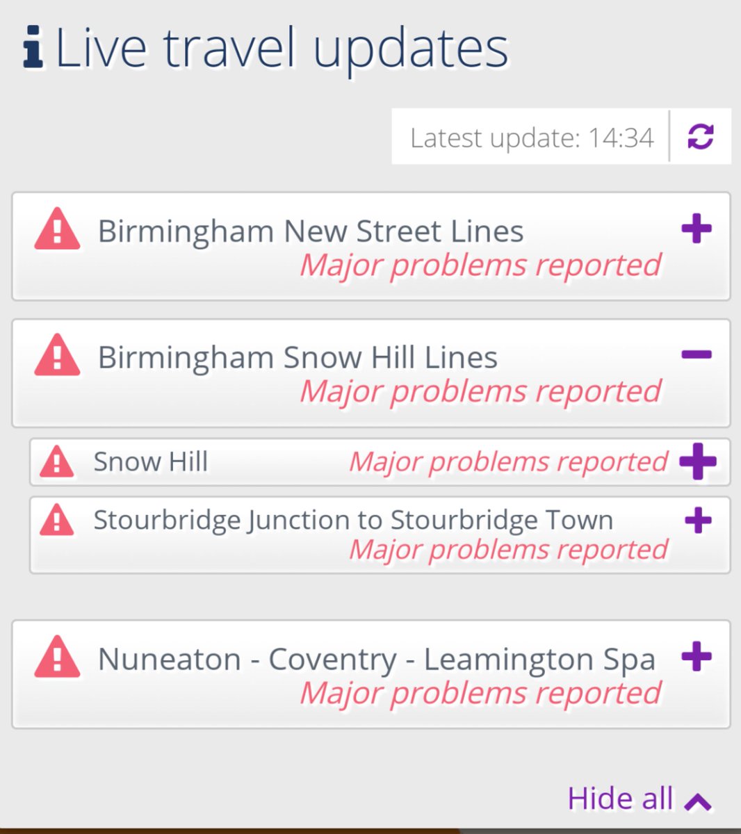 Another fun trip home tonight. <a href="/WestMidRailway/">West Midlands Railway</a> taking the Mickey raising fares when they can't even provide a decent service.