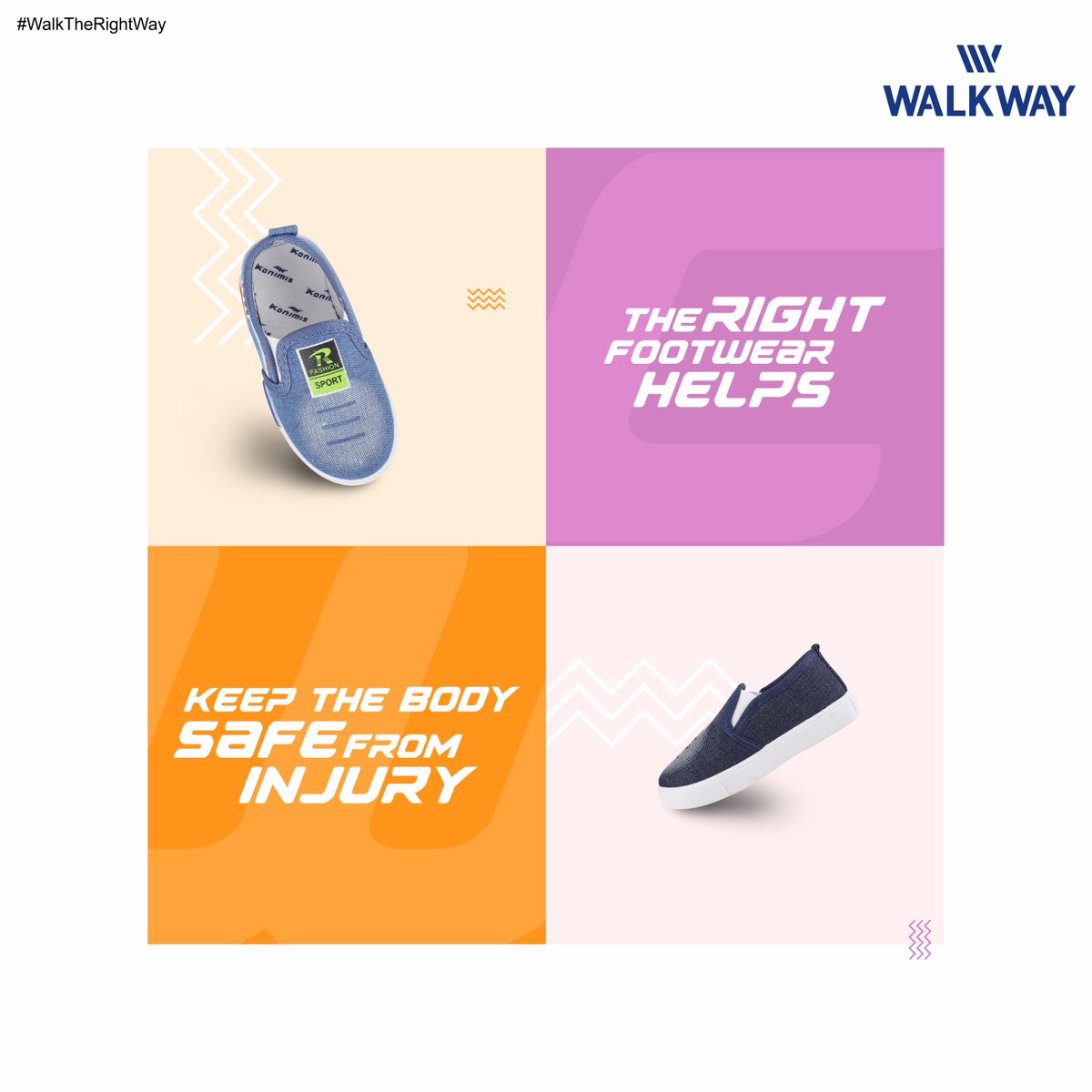walkwayshoes's tweet photo. Uncomfortable footwear can contribute to pain and injuries. Always choose the right footwear to avoid them.
#WalkTheRightWay #WalkwayShoes #WalkwayFootwear #TrendEverday #Walkway #SmartChoice #BestChoice #FootwearStore https://t.co/16jqPdZGJ7