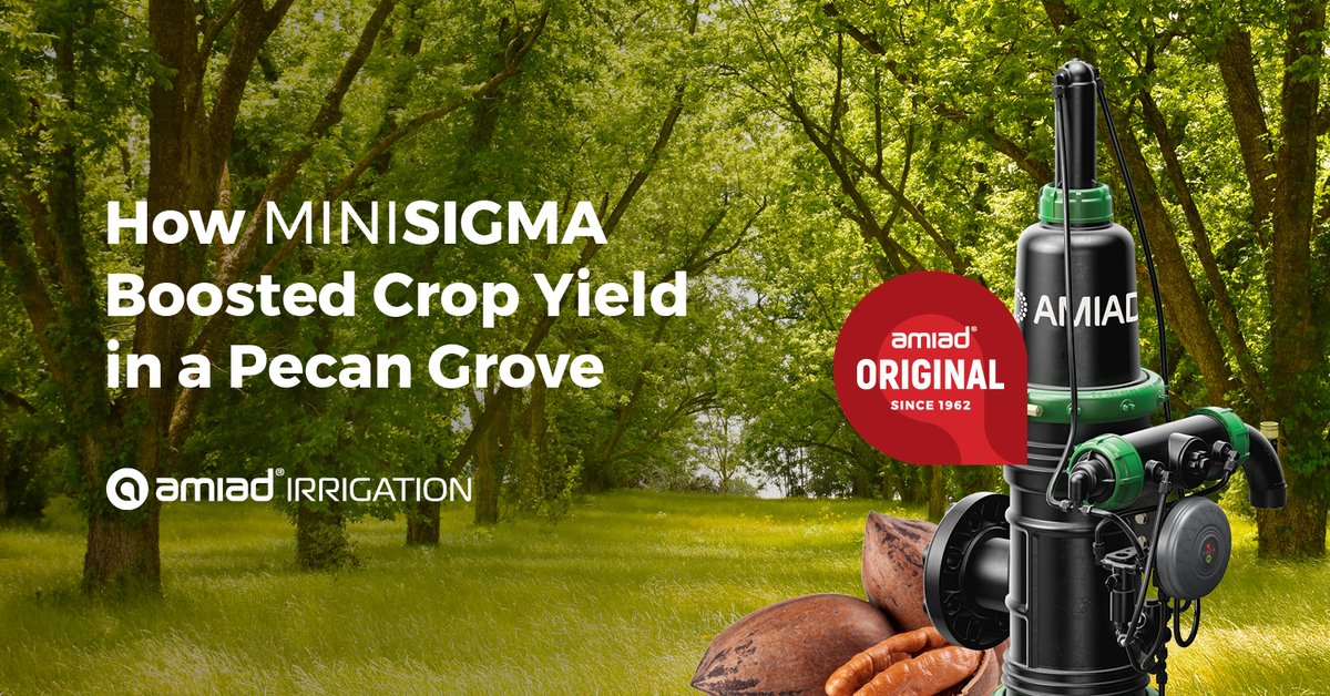 AmiadWaterSyst's tweet photo. Moving to the #MiniSigma #filtration system resulted in a pecan grower's best season in five years. Here's how. https://t.co/wak09sScif https://t.co/mV7BVqXIvB