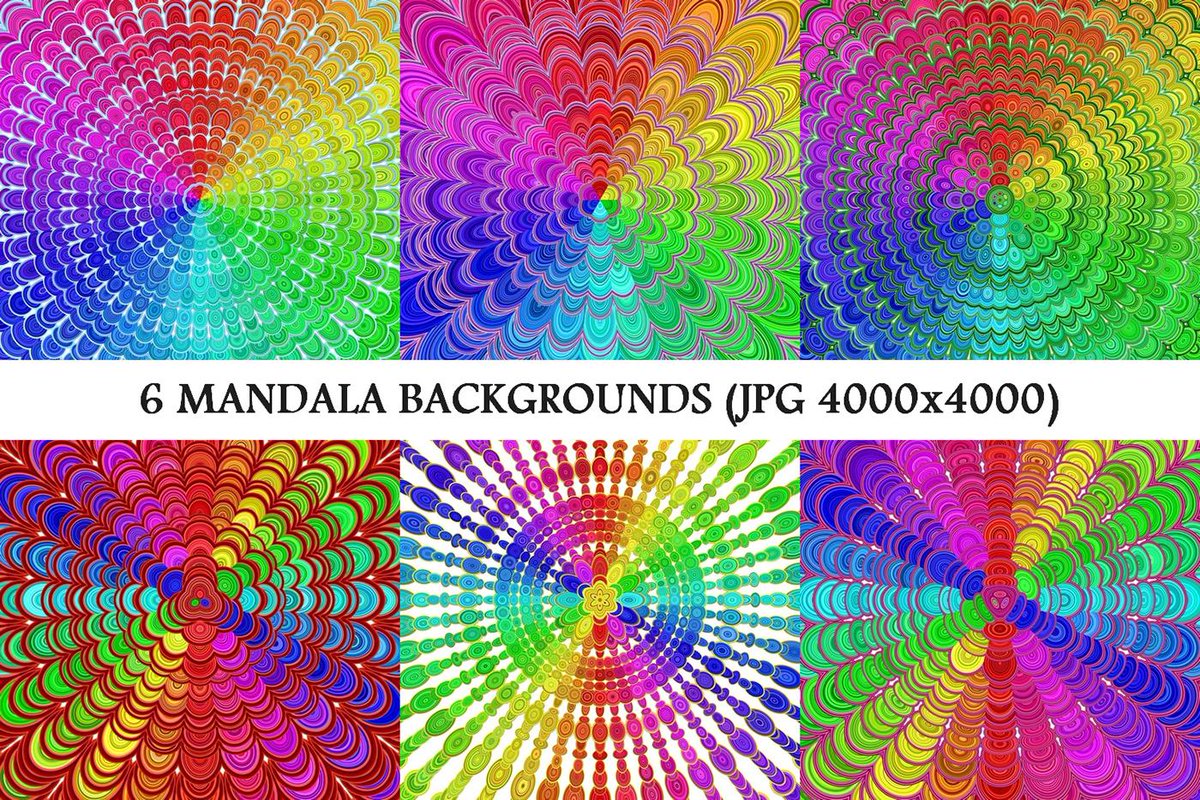 DavidZydd's tweet photo. 6 Floral Rainbow Mandala Backgrounds #behance #background #pattern #multicolored #background #colorful #MulticoloredGraphic #GraphicDesign #mandalas #floral #MulticolorBackground #BackgroundGraphic #ColorfulGraphic #colorful #mandala #BackgroundDesigns #d https://t.co/3opLOWKG0Z https://t.co/9HuwvElqip