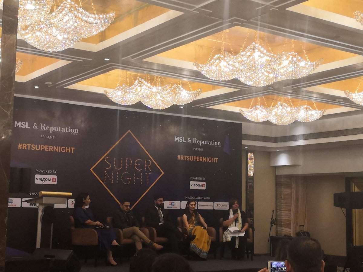 MSLGROUP_India's tweet photo. @MinariShah, Our field has changed from what it was 20 years ago. Skilling is very important today.
#RTSuperNight #MSLSuperNight https://t.co/GZ69EvDfOw