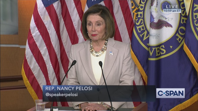 GKMTNtwits's tweet photo. "Watch Live (today) On Dec. 19 | 10:45AM ET
"House Speaker Weekly Briefing
House Speaker Rep. Nancy Pelosi (D-CA) holds her weekly news conference with reporters." https://t.co/KMIIe7ZNuQ
Always #Go2TheSource #TeamPelosi #Supermajority #ProgressDems (Image courtesy of C-SPAN) https://t.co/Dy4DJqSBYR