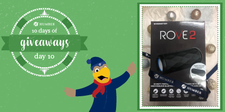 HumberAlumni's tweet photo. Can't enjoy the holidays without music. Get this portable bluetooth speaker as our final day #giveaway sponsored by @TD_Insurance 

To enter: 
1) Follow this page 
2) RT this post 
3) Must be Humber alumni 

Winners chosen tomorrow!
✨ #HumberAlumni #Contest #Holidays #Music ✨ https://t.co/JO2Iqhy3l1