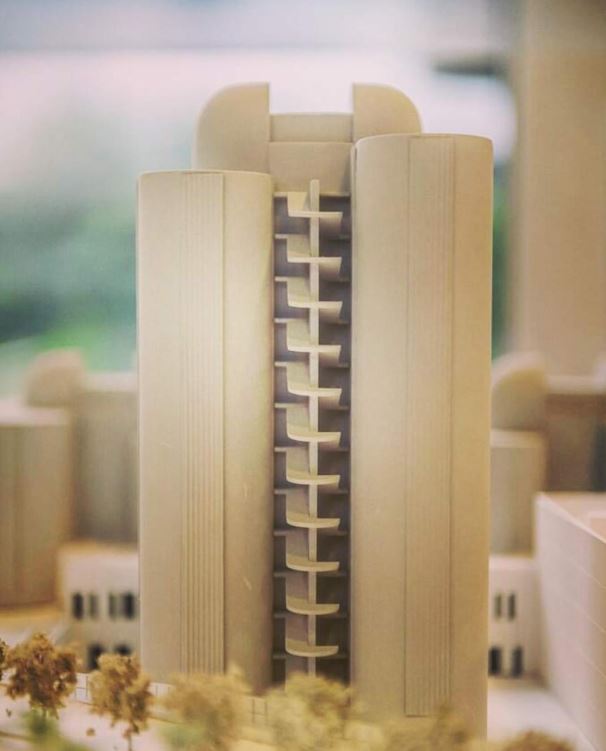 Biosensors_IBEC's tweet photo. Hoy, la Dra. Júlia Rodríguez-Comas (@purkinje031), ha ganado el segundo premio del concurso de fotografia del @PCB_UB, con esta foto titulada "Towers of innovation". Felicitats! #morethanscience #notonlyscience #artandscience https://t.co/rkIZR5nS75