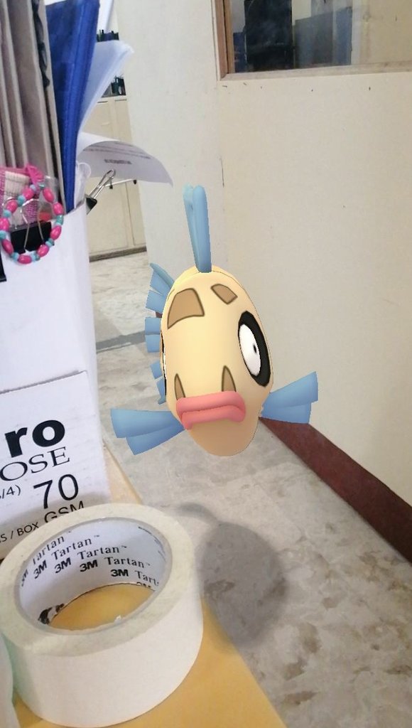 johnerickdgreat's tweet photo. #PokemonGOBuddy Day 1! #Feebas 🐟 #PokemonGo #SnapShotGo https://t.co/YI5FcE1O3p