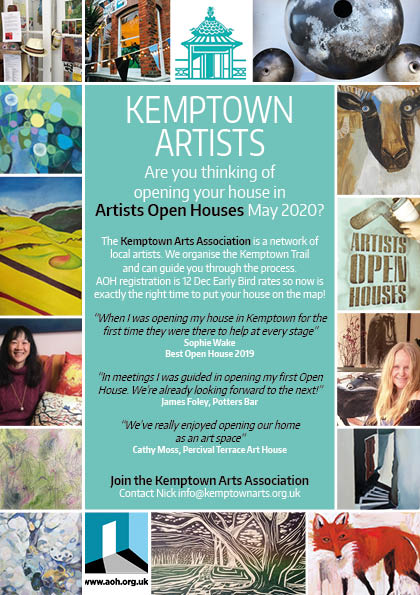 #Kemptown #Artists #aoh2020 #Brighton <a href="/artistshouses/">Artists Open Houses</a> @kemptownarts