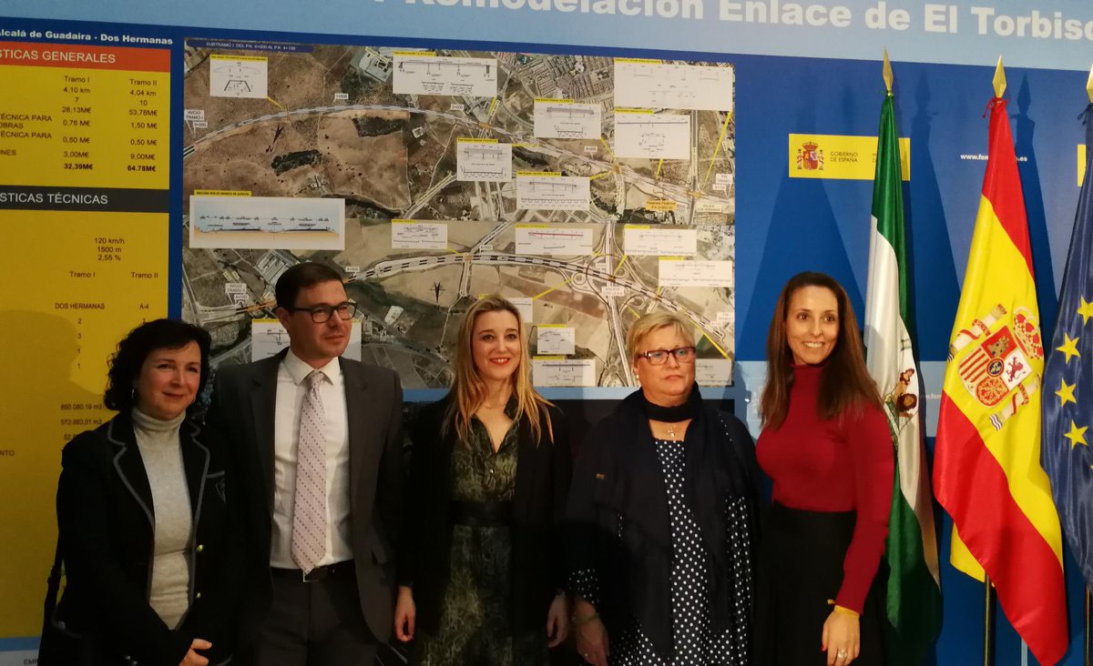 Con el Ministro <a href="/abalosmeco/">EN EL NOMBRE DE ÁBALOS</a> inaugurando el tramo de la SE40, Alcalá-Dos Hermanas enlace con autovía de Cádiz. Nos posiciona estratégicamente y es clave para el futuro de #AlcaládeGuadaíra conectándonos con las más importantes vías de comunicación de Sevilla #seguimosavanzando