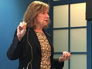 CityzenEU's tweet photo. Professor Joan Fitzgerald of @Northeastern University offers attendees at the #Cityzen Closing Event a refreshing perspective on #sustainable #urbandevelopment and #policy https://t.co/OTXtrbs9Y3 https://t.co/Ay9zMEIMWC