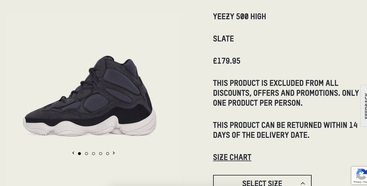 yeezy 500 high slate sizing