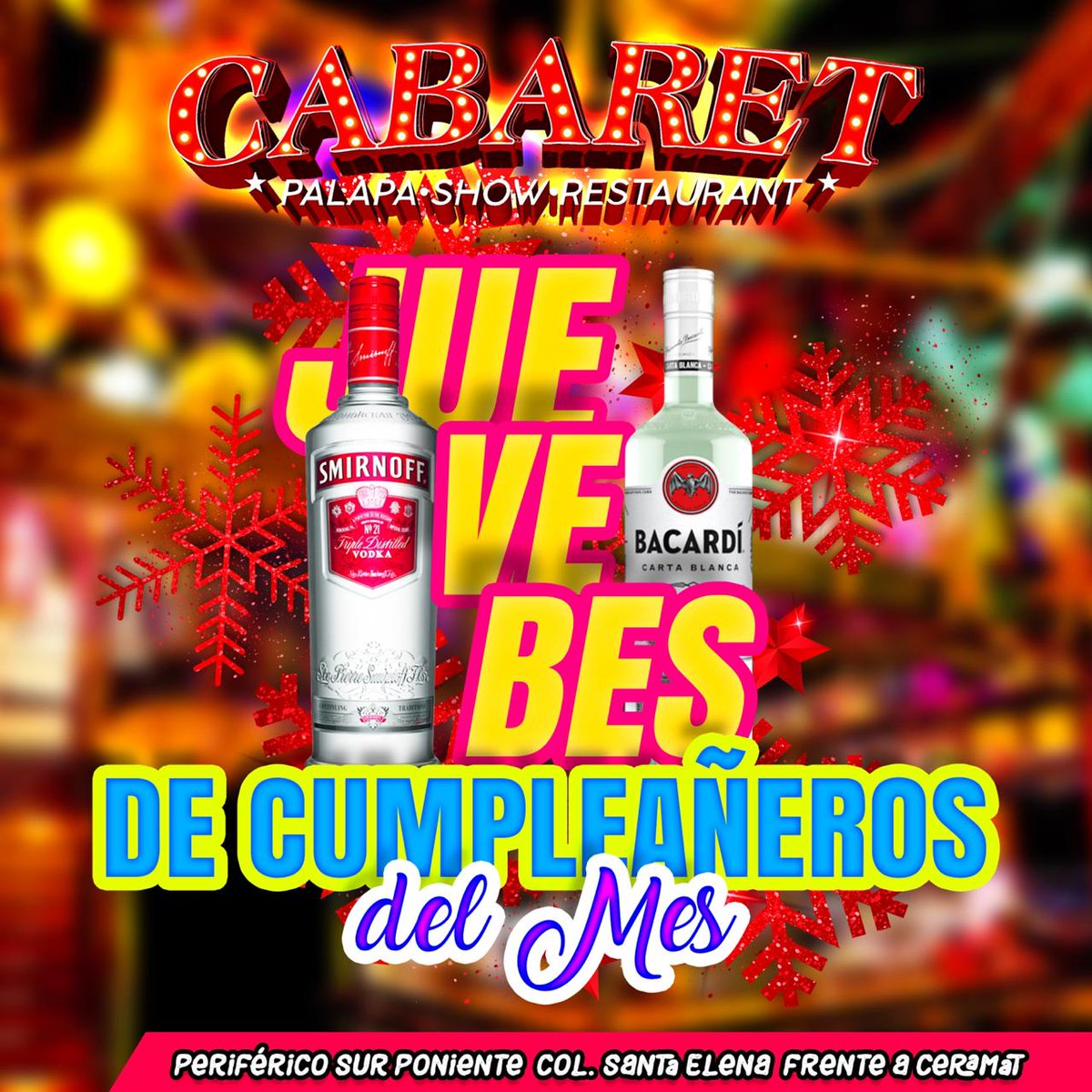 Maurici51153200's tweet photo. 🎄☃🎄☃JUEVES DE FIESTA 🎄☃🎄☃
🛎CABARET PALAPA SHOW:
(TU NOMBRE VALE & CUMPLEAÑERO DEL MES). #PomoGratis.
Informes o Reservas al 9612364768 📵. @AnunciaTGZ @TuxAnunciate @quecomerNtuxtla @PalapaCabaret @TuxtlaesChiapas @Sectur_Chiapas #Navidad #FelizJueves https://t.co/3IAKLrKd6T