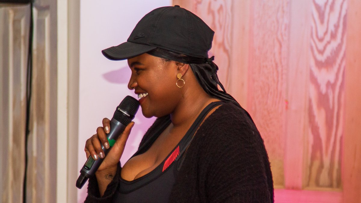 FreeWordCentre's tweet photo. Reflecting back to @touching_bass’ Black Home event celebrating the club space as a safe space for Black & LGBTQI+ communities. Many thanks to Touching Bass, CDR and BBZ who closed the #WritingOurWayHome season with pure energy and enlightening conversations.
📸 @KrystalNeuvill https://t.co/KKa844lozz