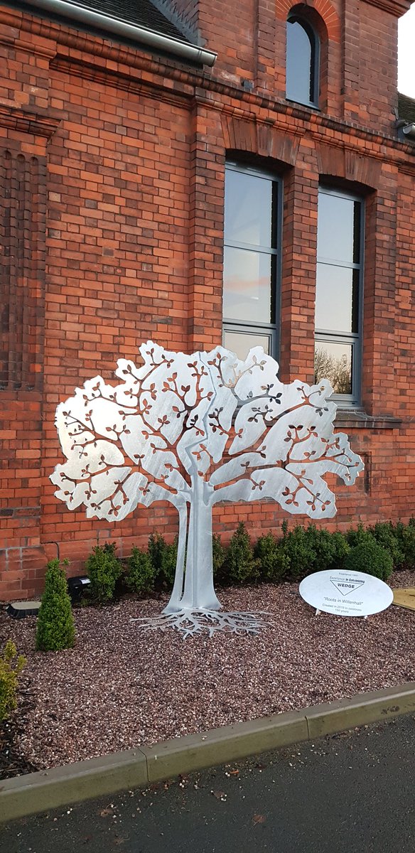 Not exactly a Christmas tree but great to see art galvanised into action at our prestige  <a href="/wedgegalv/">Wedge Group Galvanizing</a> hq in willenhall <a href="/MDGArchitects/">MDG Architects</a> <a href="/Tweedale_Ltd/">Tweedale</a> 
@AMG_Builders