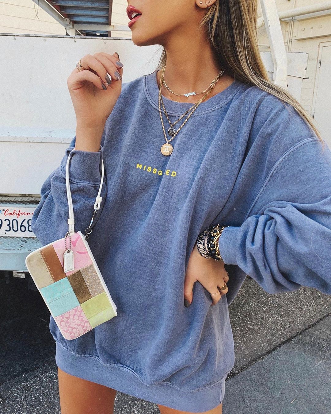 missguided slogan sweatshirt