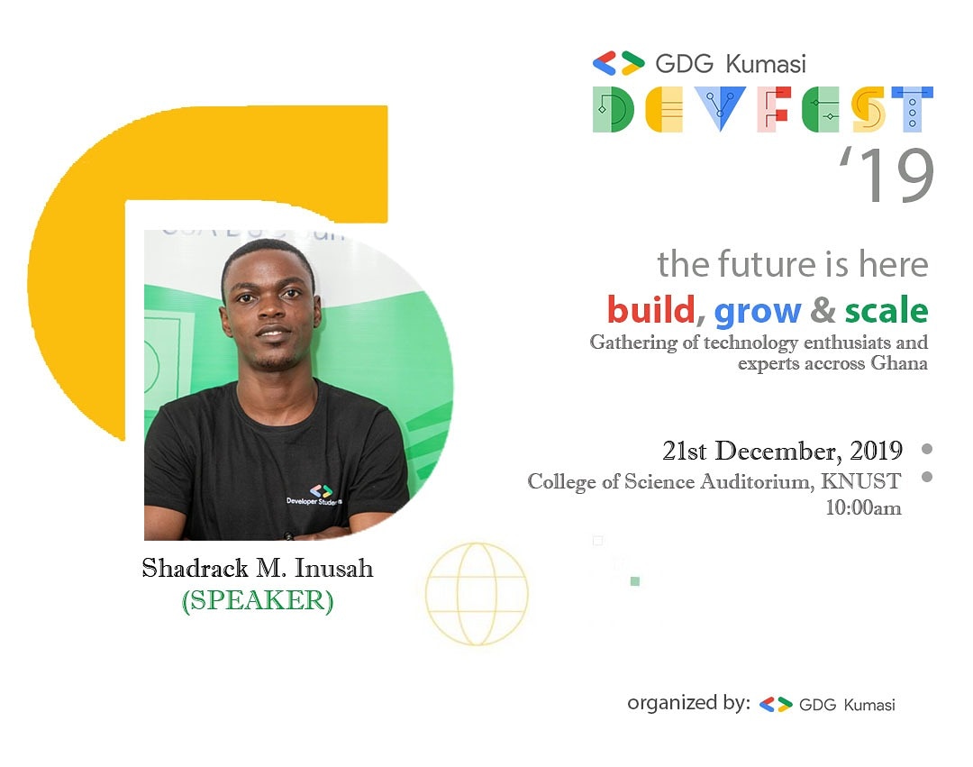kojo_shaddy's tweet photo. Speaking at #DevFestKsi this weekend. π₯π₯
#DevFestKumasi19 #Kumasi #KNUST https://t.co/KL3H5GB4Li