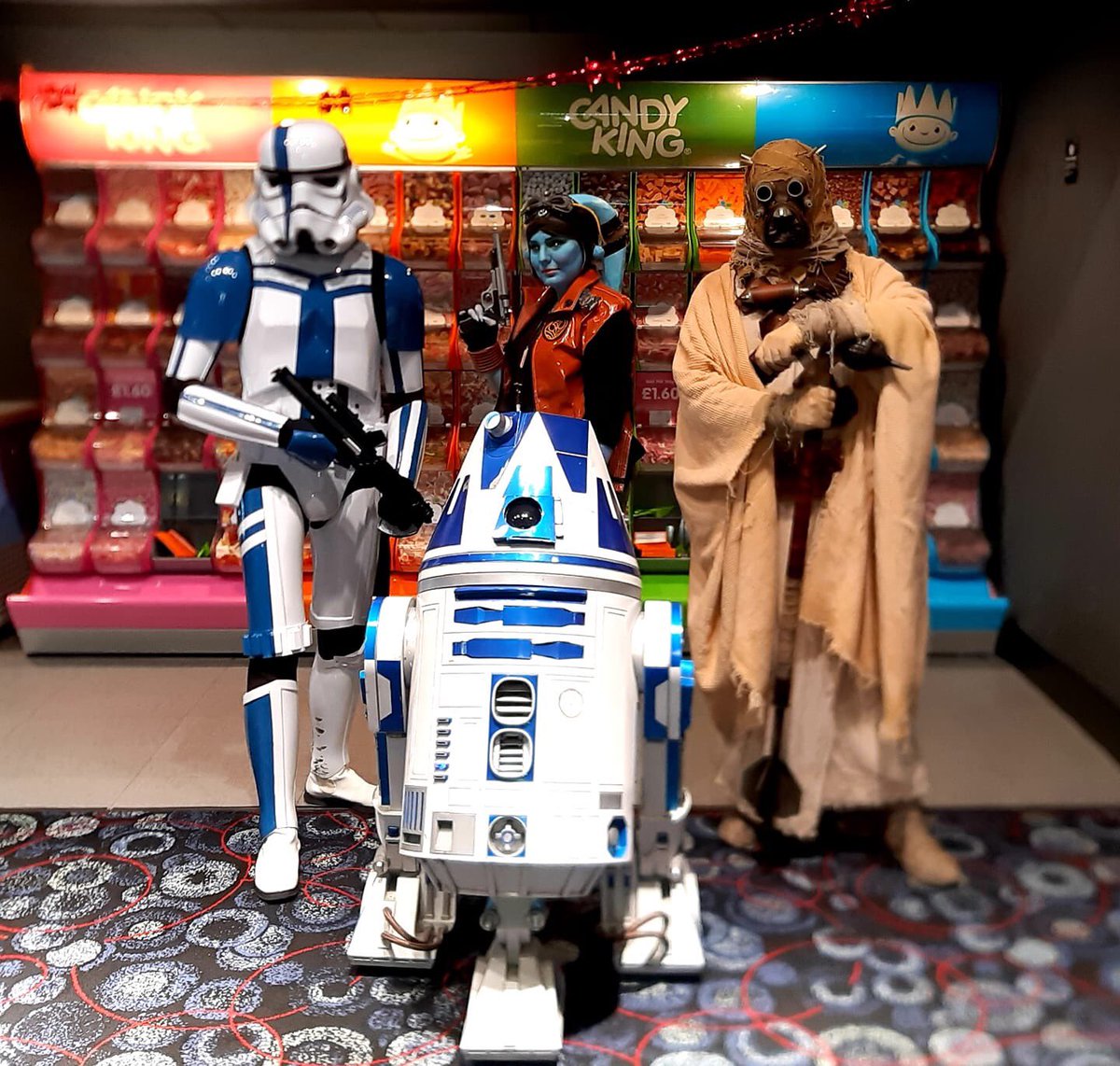MKGarrisonUK's tweet photo. Last night, MKG supported Bath Odeon, Trowbridge Odeon and Swindon Shaw Ridge Cineworld midnight Rise of Skywalker showings. It was great to have photos taken with many Star Wars fans. We’re also doing more tonight and the coming weekend, say hi if you come along 😊 https://t.co/r9rVIqfCXU