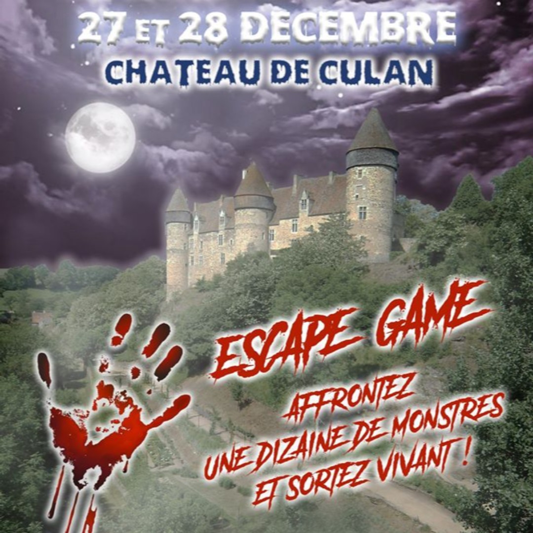 ChateauCulan's tweet photo. Les Nuits de l'Horreur @ChateauCulan est un Escape Game Géant et inédit 😱dans tout le Château.
Affrontez une dizaine de vrais monstres, mais surtout sortez vivant !
Les 27 &amp; 28 décembre 2019 à partir de 18h
Réservez vite : https://t.co/CAn3undfbj
(env. 1 heure - places limitées) https://t.co/CbsyVhcJA0