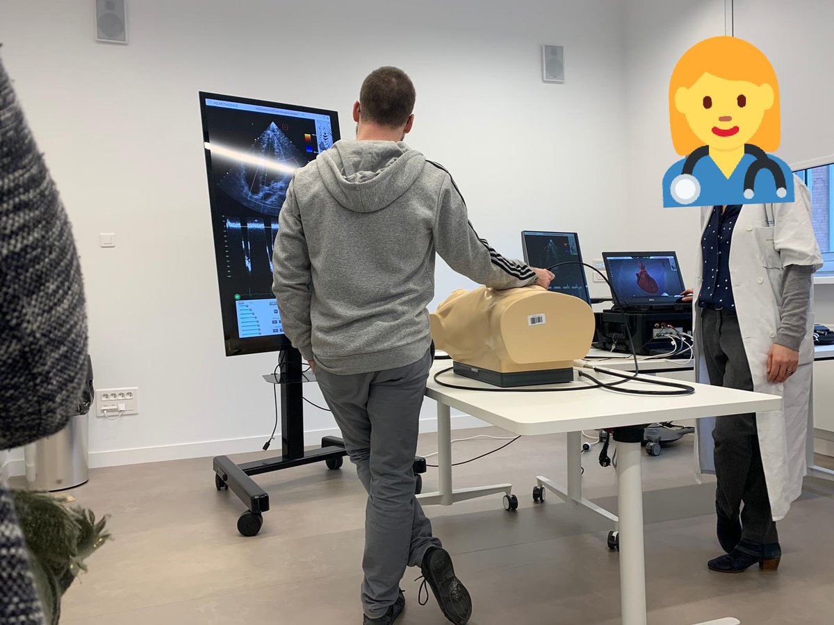 AjarLille's tweet photo. Aujourd'hui nos 3e années de DES ARMPo étaient en formation sur l'échographie trans thoracique avec des ateliers sur simulateur au centre PRÉSAGE de Lille. Des modules d'enseignement importants dans notre formation ! Merci aux équipes médicales formatrices pour leur implication ! https://t.co/CZ5hlj7t8Z