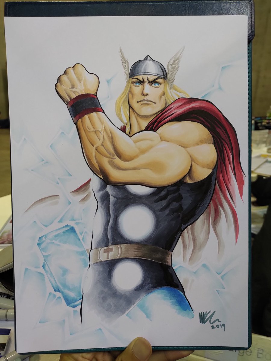 artbykunkka's tweet photo. commissions done during @TokyoComicCon #captainamerica
#thor
.
.
.
#markerrendering #copicmarkers #copicsketch #copicsketchmarkers #inkdrawing #marvel #marvelcomics #avengers #marvelmovies https://t.co/MOSoy89CU9