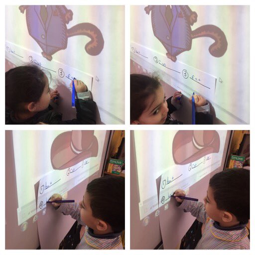 ghina_jomaa's tweet photo. This is how KG3C learners enjoy building sentences using high frequency words(I,see,a,like,we,am,& go to) & writing cvc words(_at family).#cvcwords #HFWs #Building #senteces #phonics @DawhaHighSchool @FThaalby @RanaDemasi https://t.co/pLWtUhuGj3